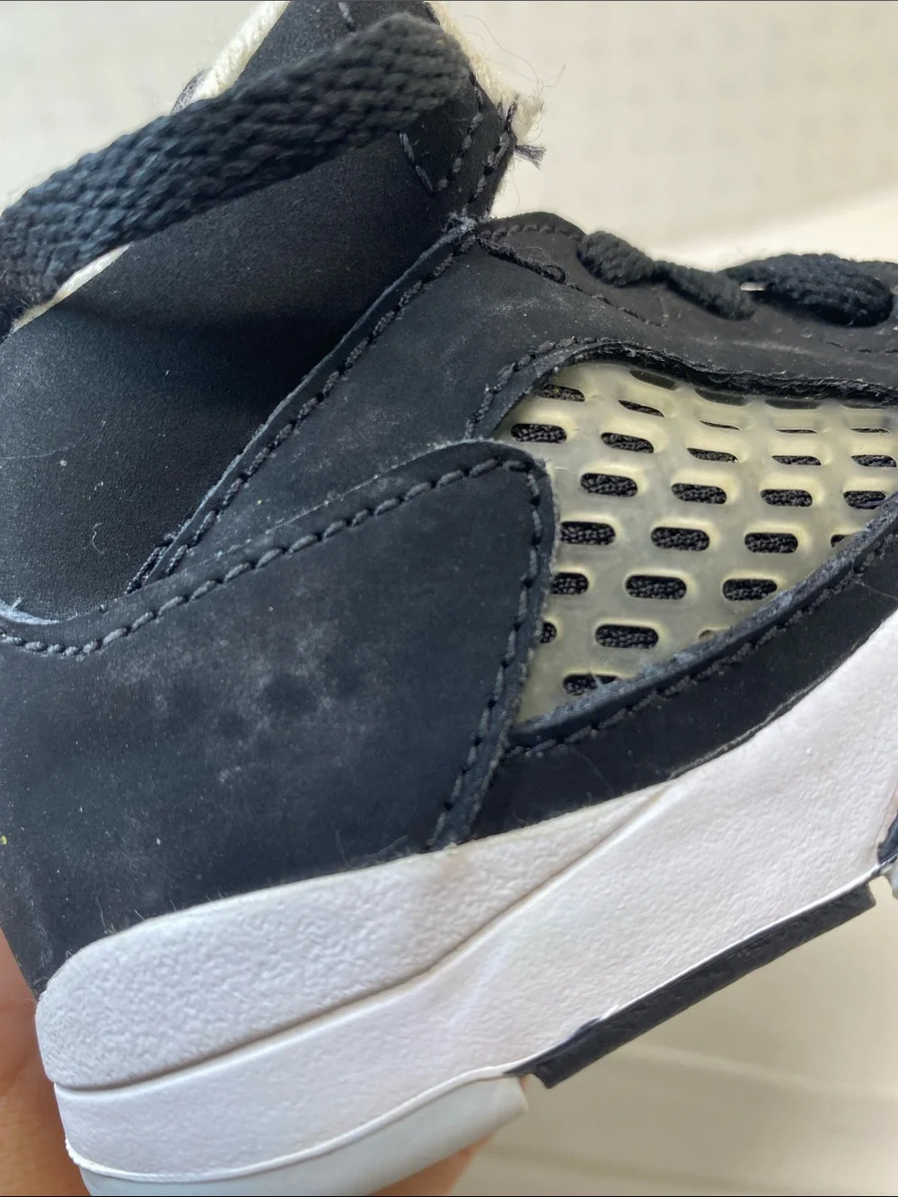 Air Jordan 5 Retro ‘Oreo' Panda 440890 011 Td Toddler Baby Boy Size 6C